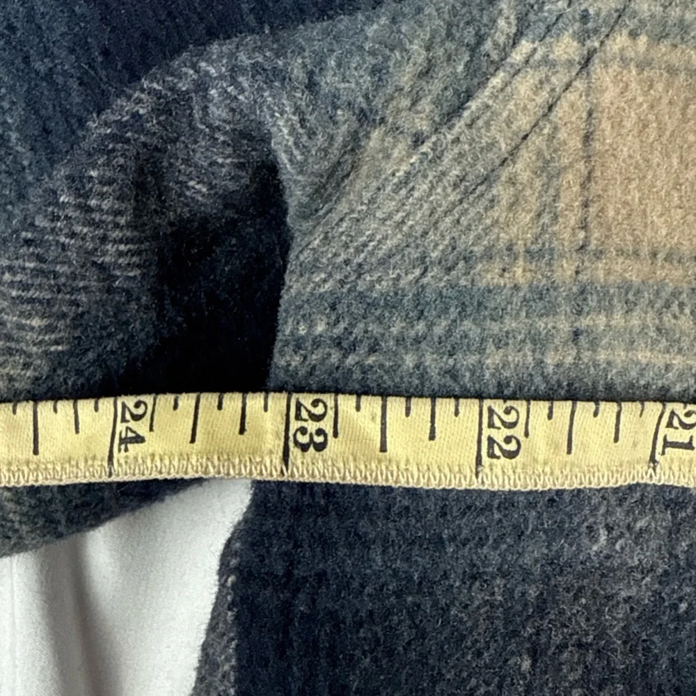 Ralph Eton Sherpa Lined Flannel Jacket Mens XL VNTG Quilt lined sleeve RARE FIND - Picture 9 of 11